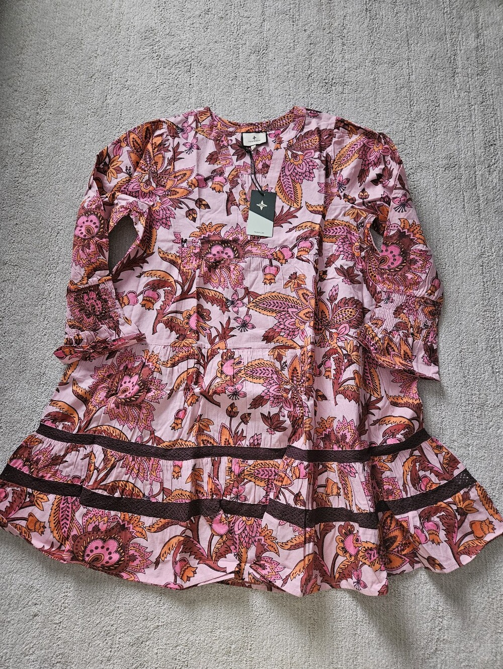 Tuckernuck Sunset Chintz Kenzo Dress Size Medium